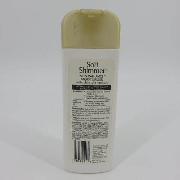 Jergens Soft Shimmer Skin Radiance Moisturizer Lotion 6oz USED 80 Percent Full - Picture 6 of 10